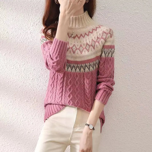Monique | Pull Col Roulé Chaud