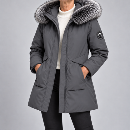 Melania | Parka Long avec Capuche Détachable