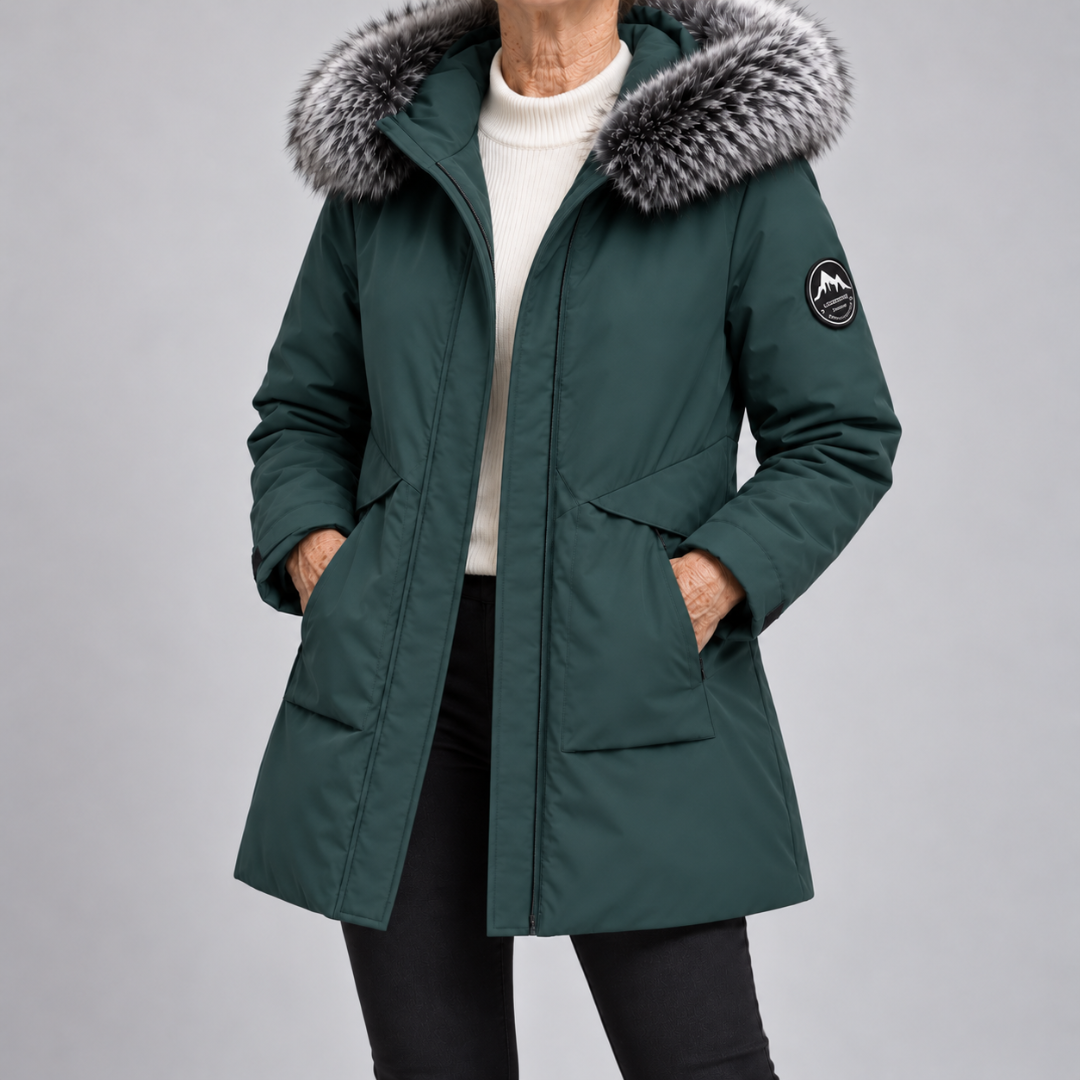 Melania | Parka Long avec Capuche Détachable