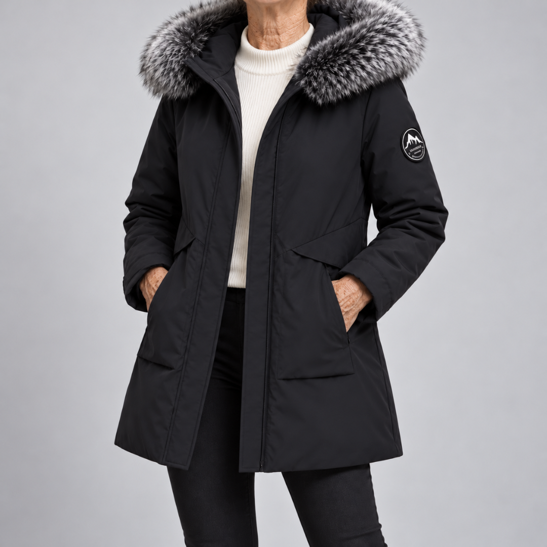 Melania | Parka Long avec Capuche Détachable